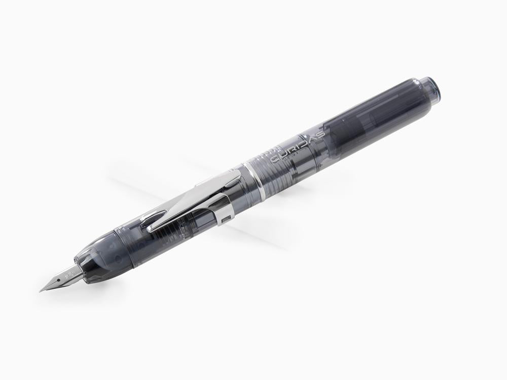 Platinum Curidas Fountain Pen, Retractable, Graphite Smoke, PKN-7000-7