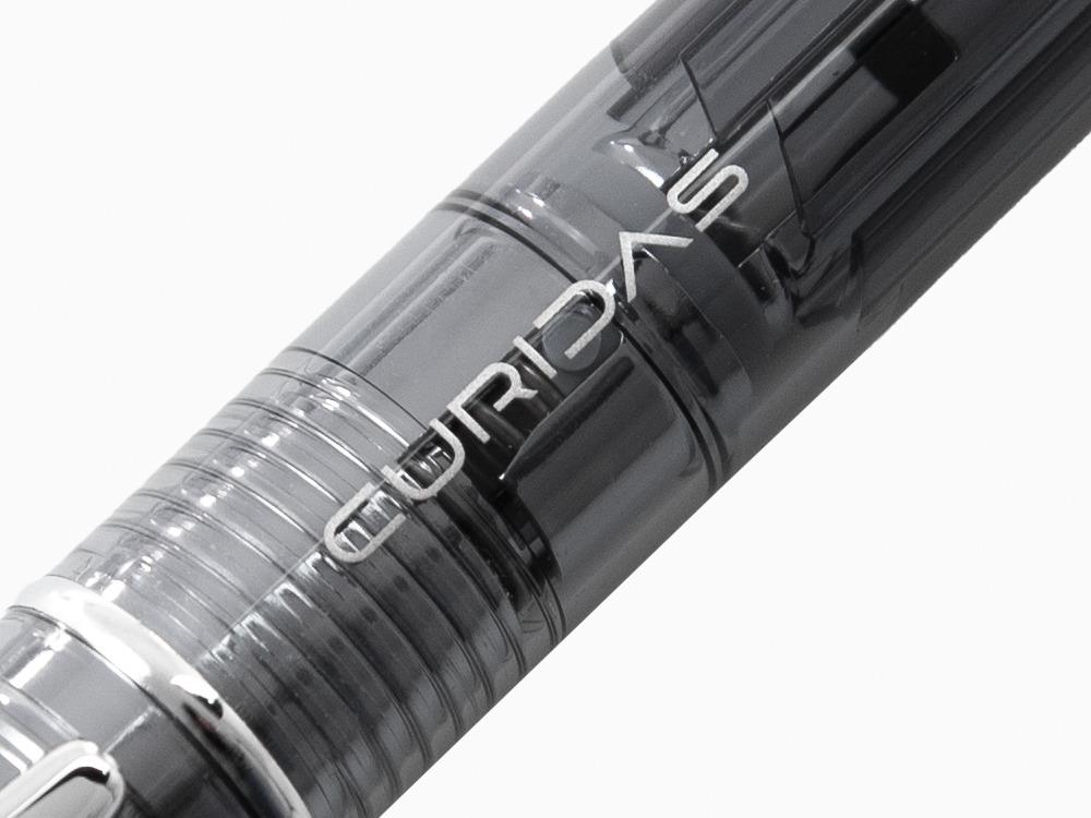 Platinum Curidas Fountain Pen, Retractable, Graphite Smoke, PKN-7000-7