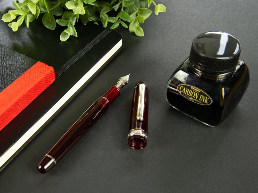 Platinum Century Bourgogne Fountain Pen, Resin, PNB-18000CR-71