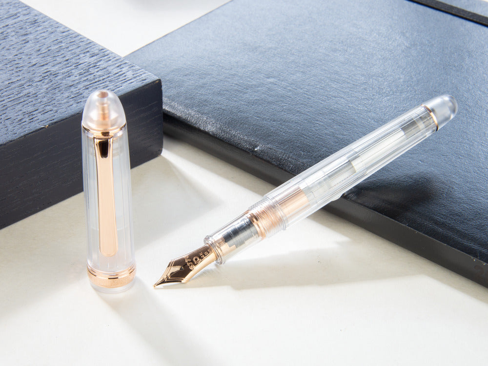 Platinum Century Fountain Pen, Resin, Rose gold trim, PNB-20000R-5