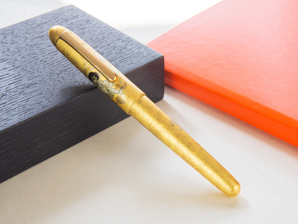 Platinum Kanazawa Maki-e Fujin Raijin Fountain Pen, PNB-35000H-3