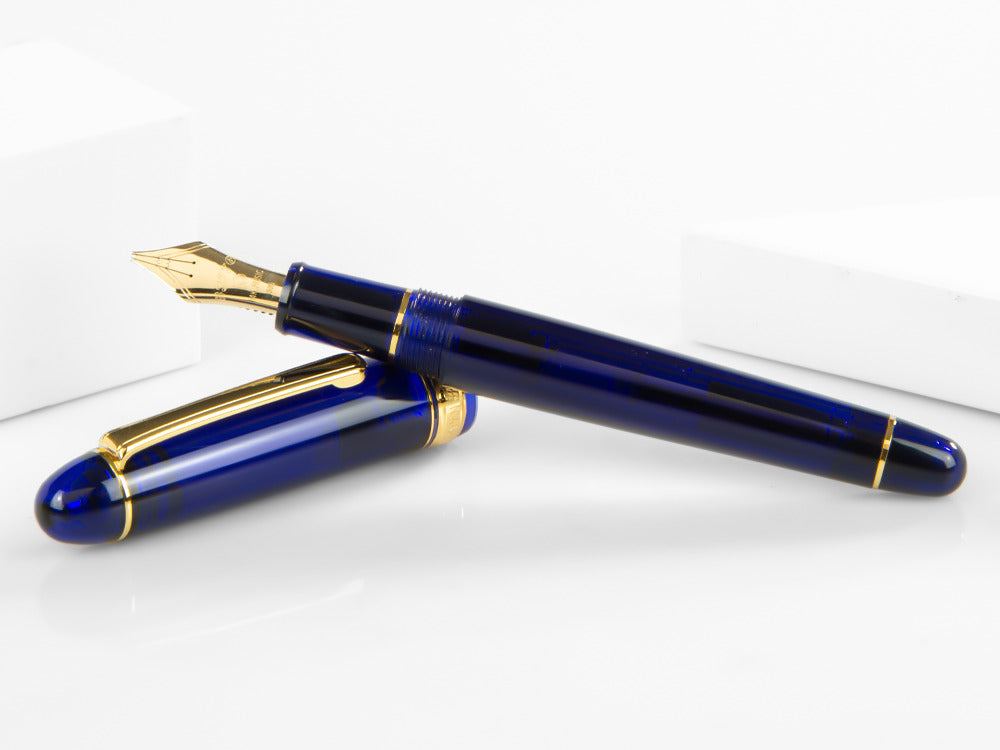 Platinum Fountain Pen, Century Music Chartres Blue, PNBM-20000-51