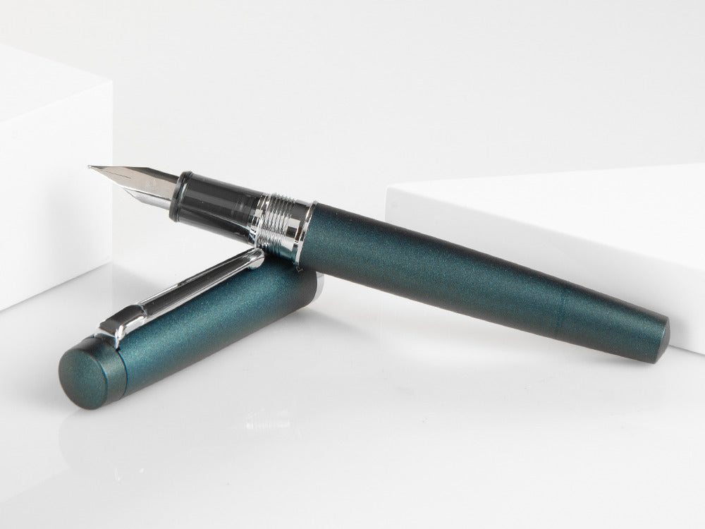 Platinum Procyon Deep Sea Fountain Pen, Aluminium, Blue, PNS-5000-50