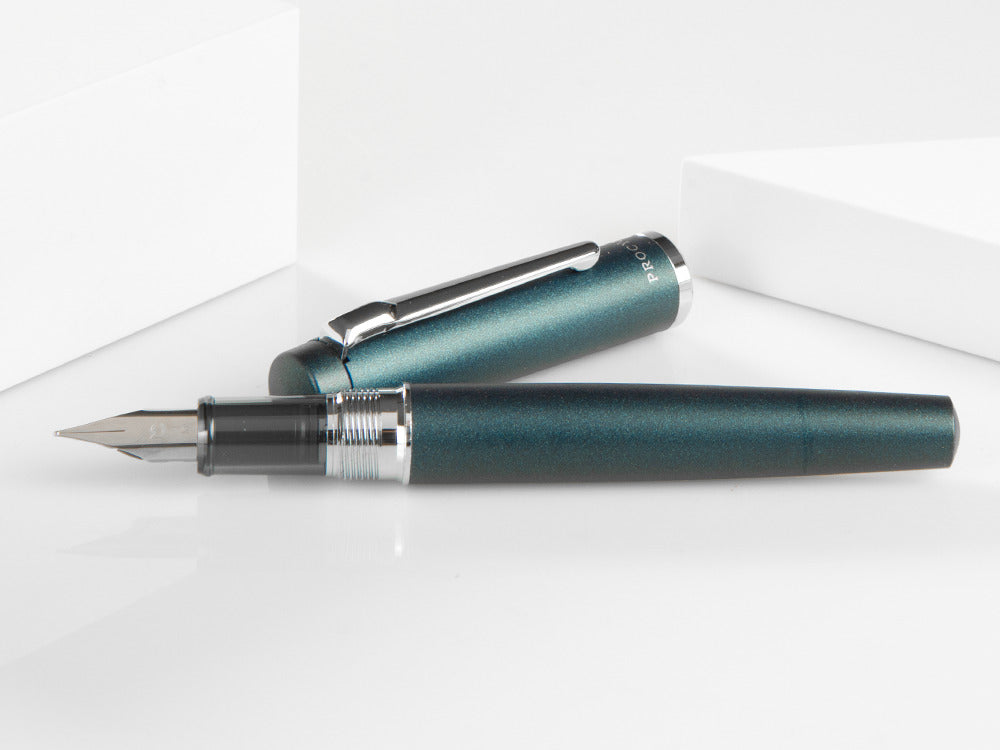 Platinum Procyon Deep Sea Fountain Pen, Aluminium, Blue, PNS-5000-50
