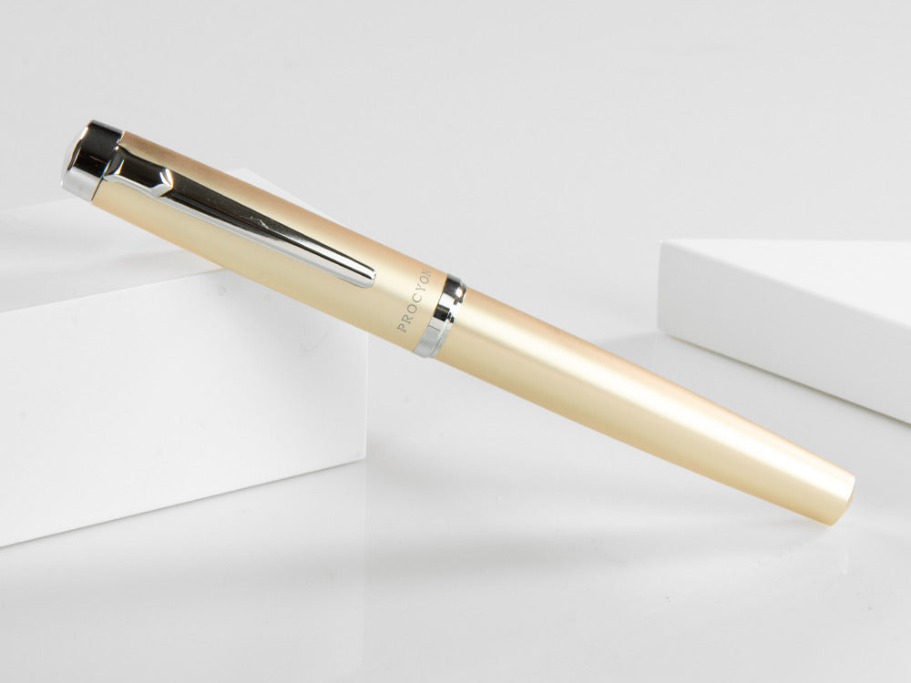 Platinum Procyon Champagne Gold Fountain Pen, Aluminium, PNS-8000-78