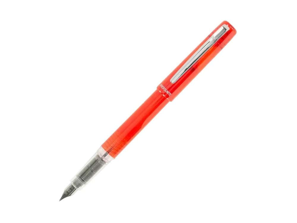 Platinum Prefounte Vermillon Orange Fountain Pen, Orange, PPF-800-69