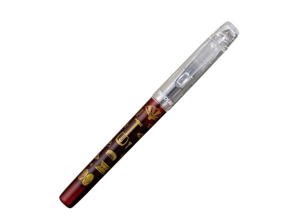 Platinum Preppy WA Geisha No Kodougu Fountain Pen, Red, PSQ-1300-1