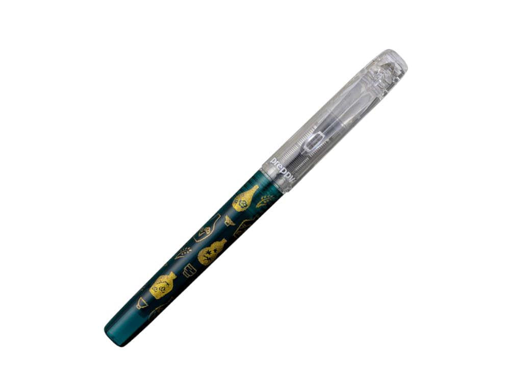 Platinum Preppy WA Sake Fountain Pen, Green, PSQ-1300-2