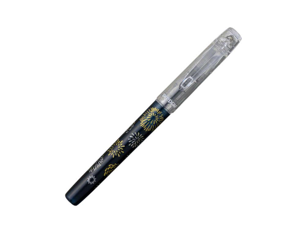 Platinum Preppy WA Hanabi Fountain Pen, Black, PSQ-1300-3