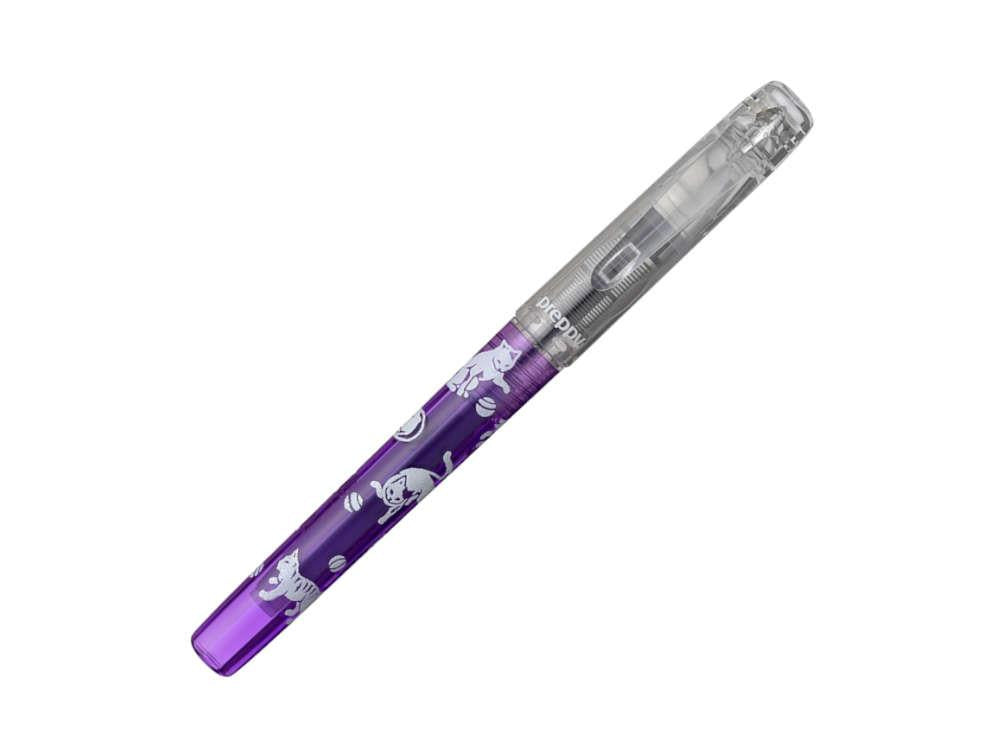 Platinum Preppy WA Neko Fountain Pen, Purple, PSQ-1300-5