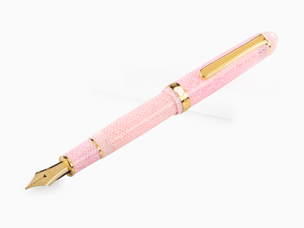Platinum Celluloid Fountain Pen Sakura, Gold trim, PTB-30000S-40