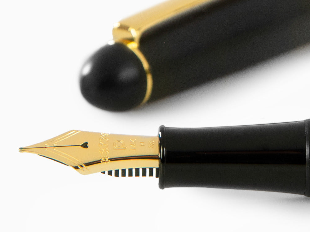 Platinum 3776 Pure Gold Zo-gan Fountain Pen, Resin, PTB-30000Z-96
