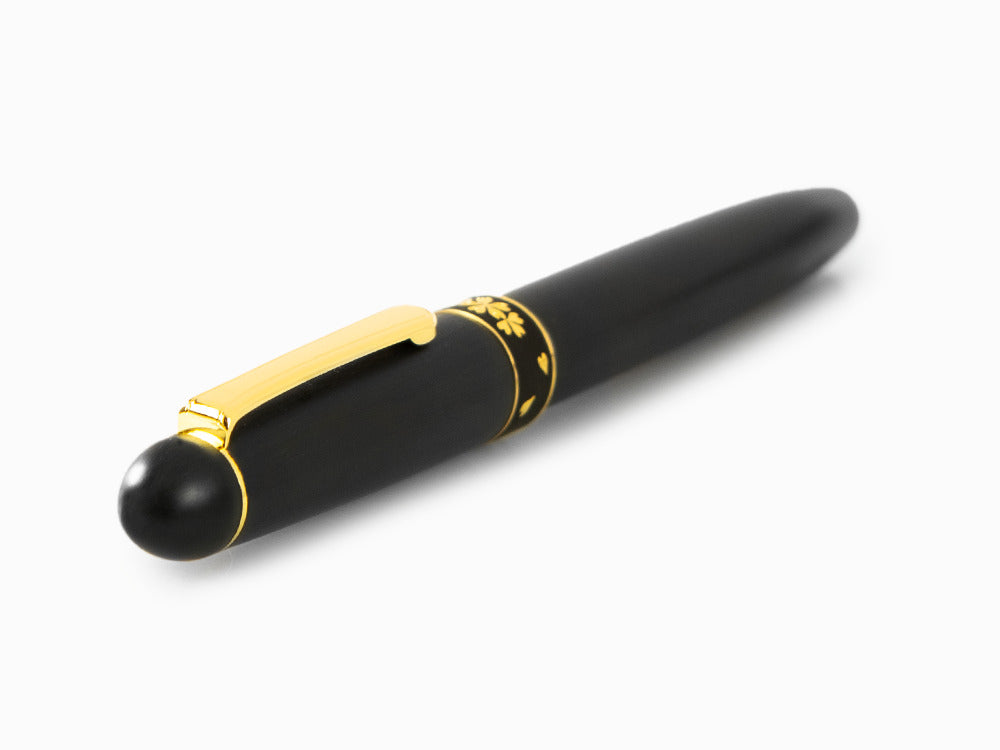 Platinum 3776 Pure Gold Zo-gan Fountain Pen, Resin, PTB-30000Z-96