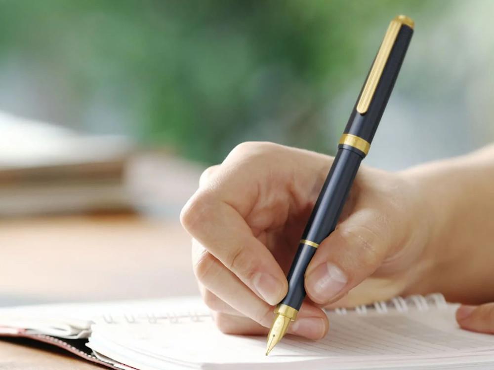 Platinum BISO Nebula Black Fountain Pen, PTL-15000-1