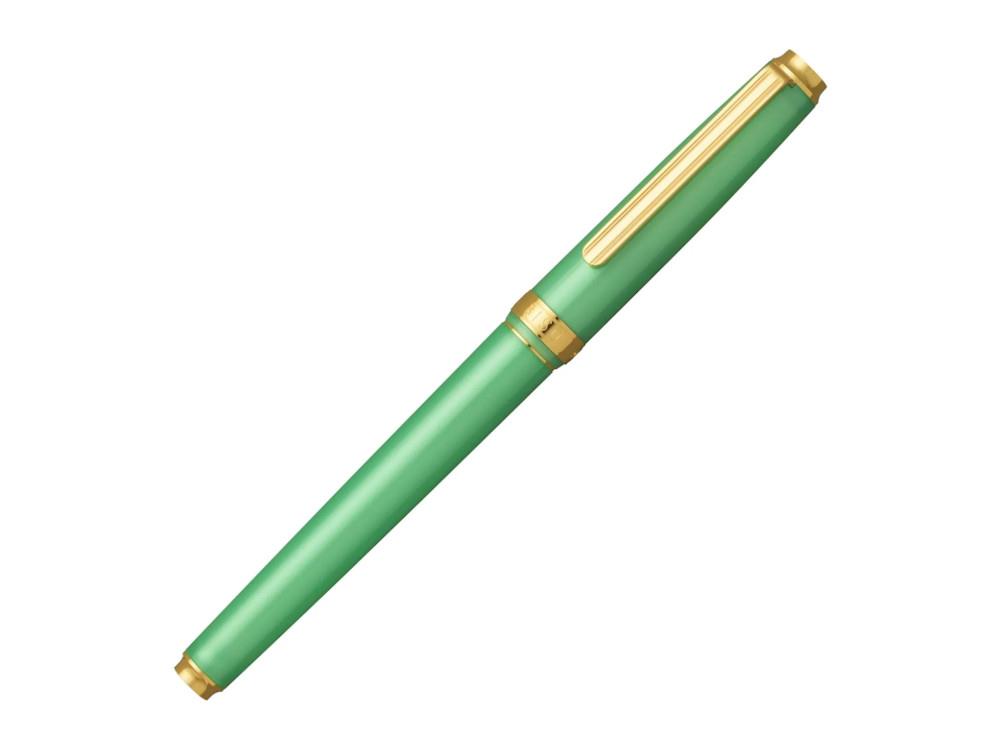 Platinum BISO Sparkle Mint Green Fountain Pen, PTL-15000-41