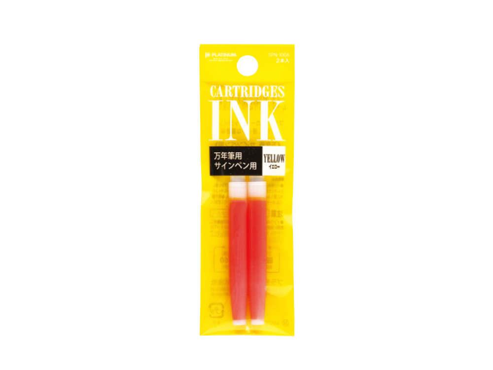 2 Platinum Accesorios Ink cartridges, Yellow, SPN-100A-30