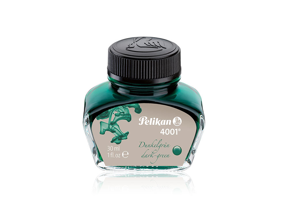 Pelikan 4001 Ink Bottle, 30ml, Dark Green, 300056