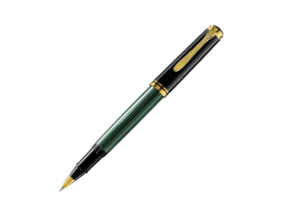 Pelikan Rollerball Pen Souverän R400, Black/Green, 997494