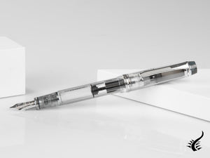 Pilot Custom Heritage 92 Fountain Pen, Resin, Chrome, Transparent