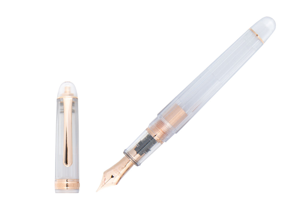 Platinum 3776 Century Fountain Pen - Nice - Rose Gold Trim - 14k Nib Sizes: Medium Broad - Image 2