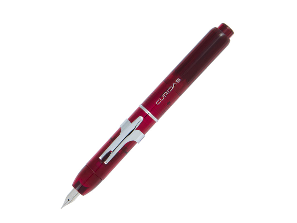 Platinum Curidas Fountain Pen, Retractable, Gran Red, PKN-7000-77