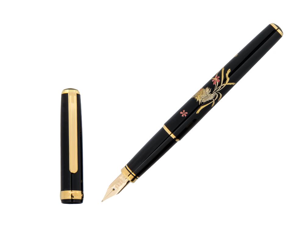 Platinum Modern Maki-e Phoenix Fountain Pen, Resin