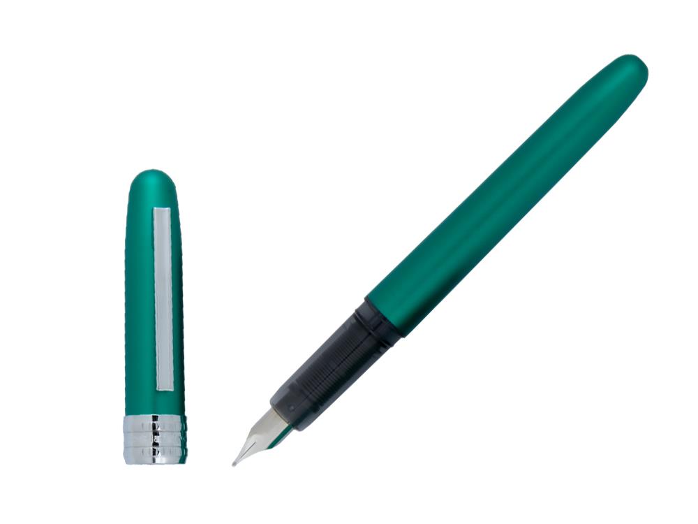 Platinum Plaisir Fountain Pen, Aluminium, Teal Green 2020, PGB-1500-45