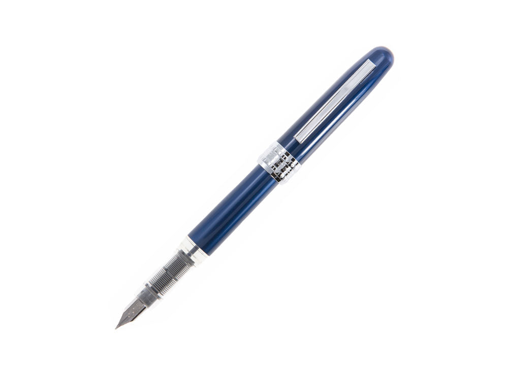 Platinum Plaisir Fountain Pen, Anodized aluminium, Blue, PGB-1000-56