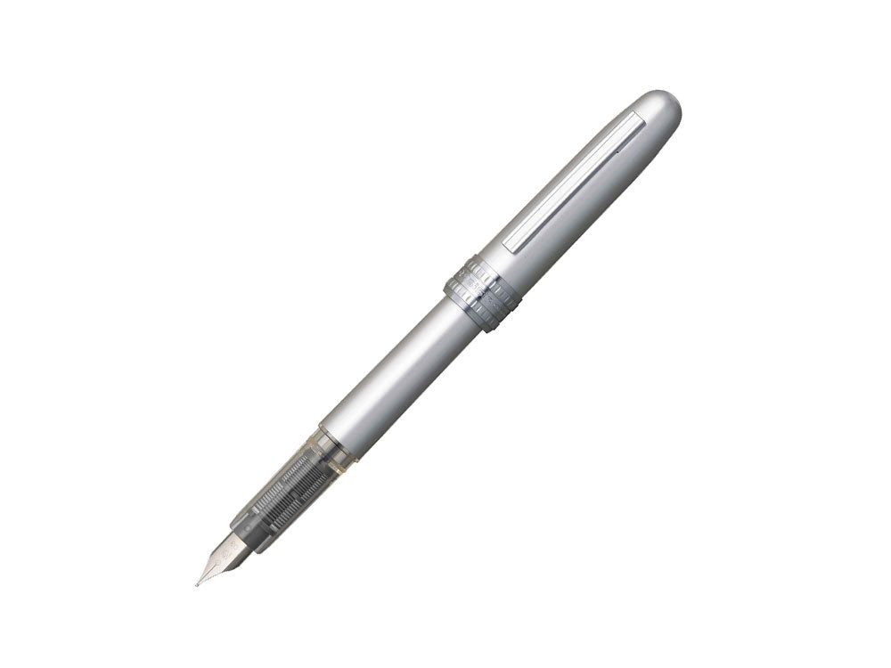Platinum Plaisir Fountain Pen, Anodized aluminium, Grey, PGB-1000B-3