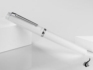 Platinum Procyon Porcelain Fountain Pen, Aluminium, White, PNS-5000-3