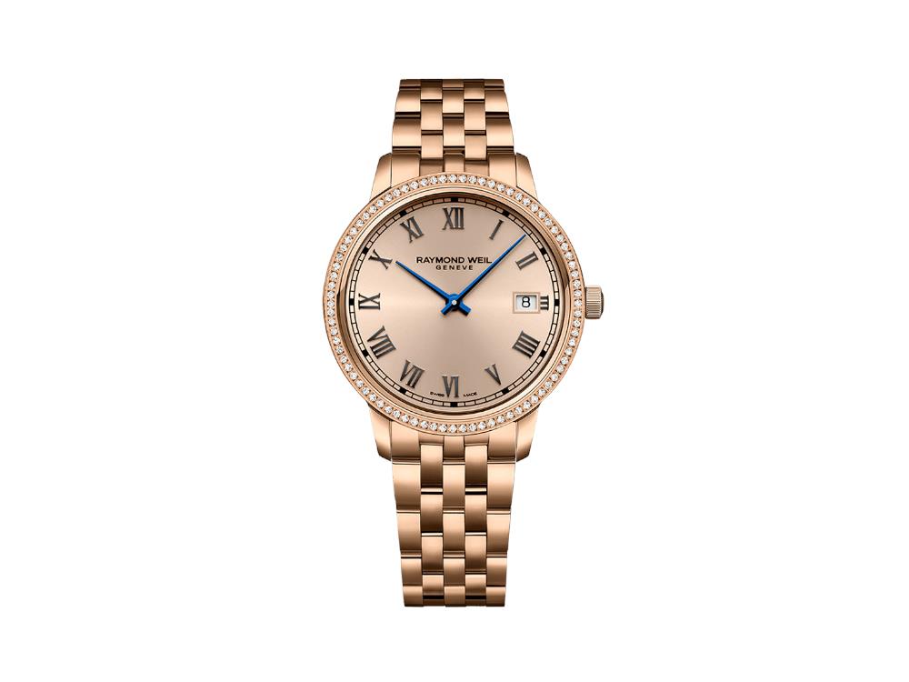 Raymond Weil Toccata Ladies PVD 80 Diamonds Quartz Watch, 34 mm, 5385-P5S-00859