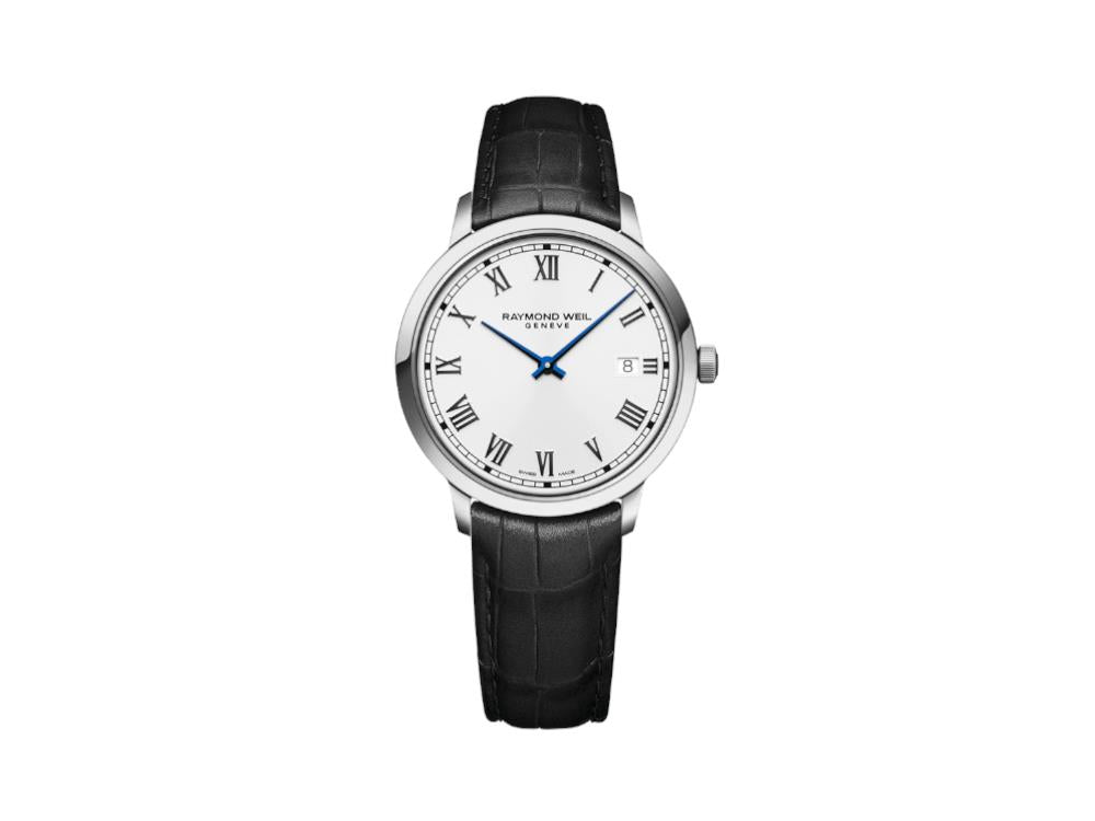 Raymond Weil Toccata Men's Classic Quartz Watch, White, 39 mm, 5485-STC-00359