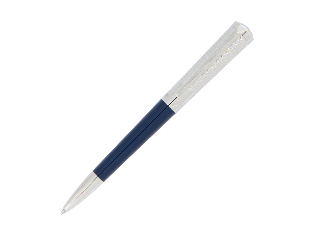 S.T. Dupont Liberté Fire Head Ballpoint pen, Lacquer, Palladium, Blue, 465017