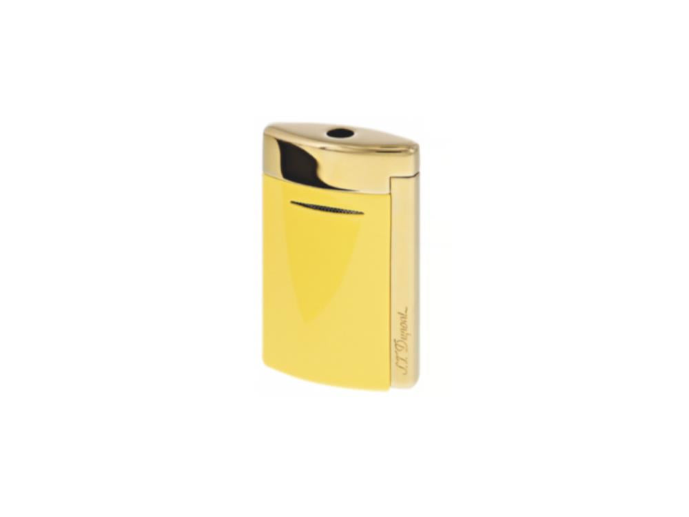 S.T. Dupont Minijet Lighter Vanille, Golden PVD, Yellow, 010880