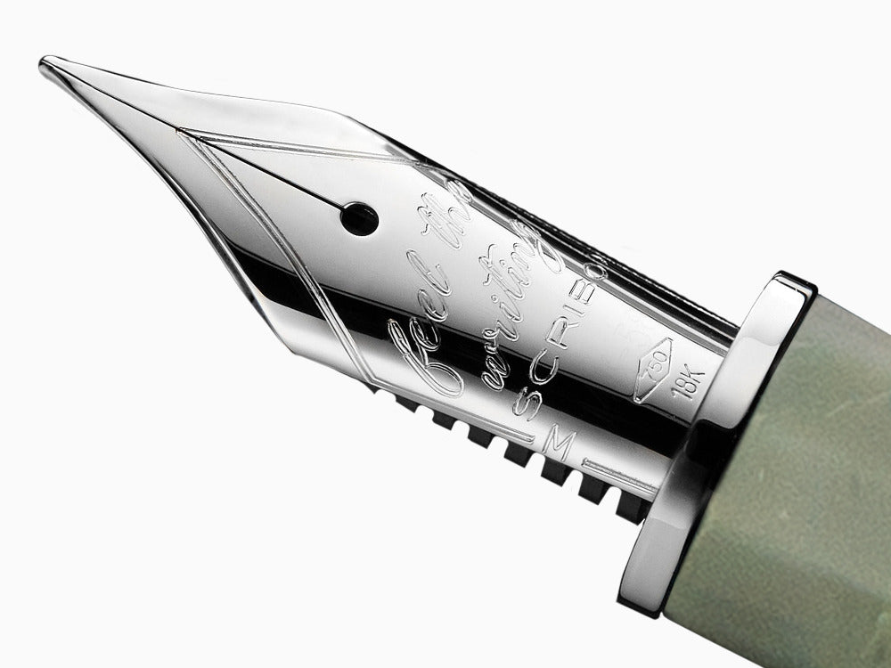Scribo Feel Verde Antico Fountain Pen, 18K, Limited Ed, FEEFP26PL1803