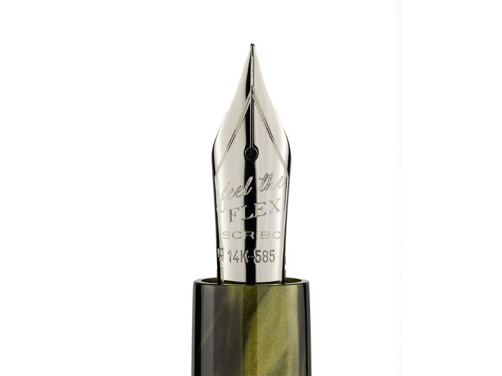 Scribo Flow Evoluzione 14K Fountain Pen, Limited Edition, FLOFP07RT1403