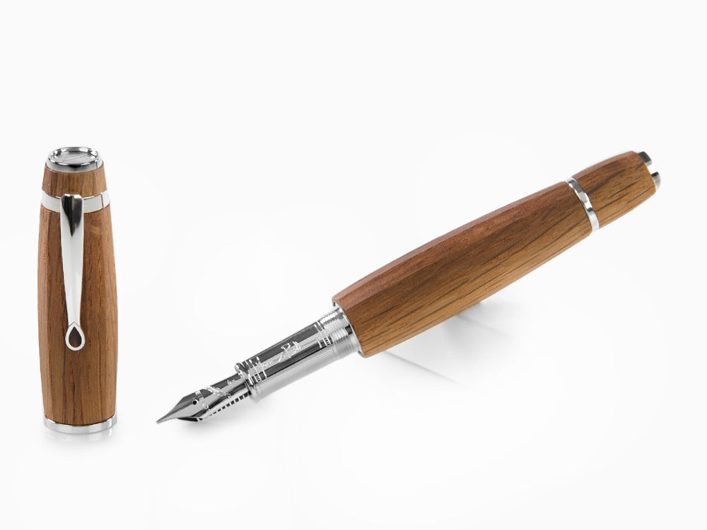 Scribo La Tradizionale Fountain Pen, 18K, Limited Edition, LATFP03RH1803