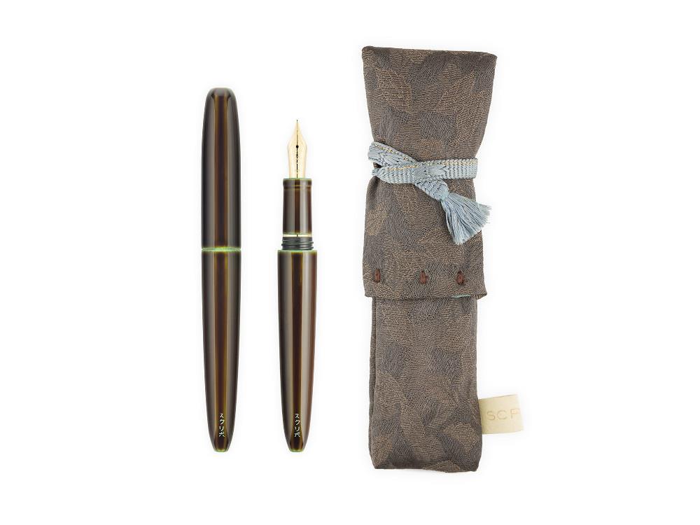 Scribo Piuma Hane Toruko Fountain Pen, Limited Edition, PIUFP27YG1403