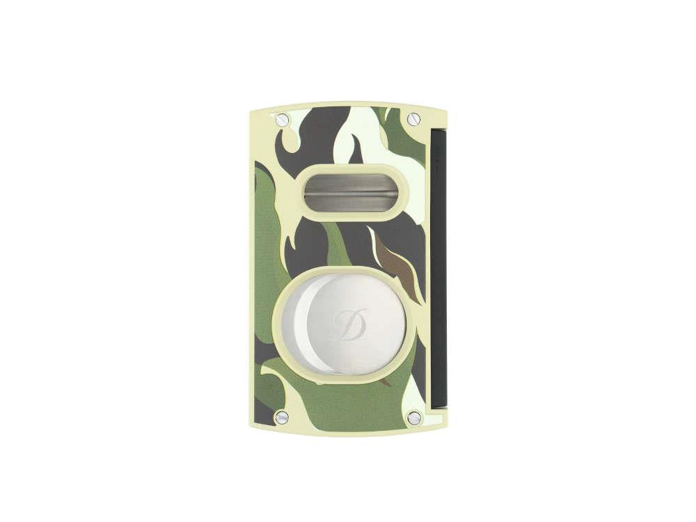 S.T. Dupont Camo Cigar Cutter, Metal, Green, Limited Edition, 003450G