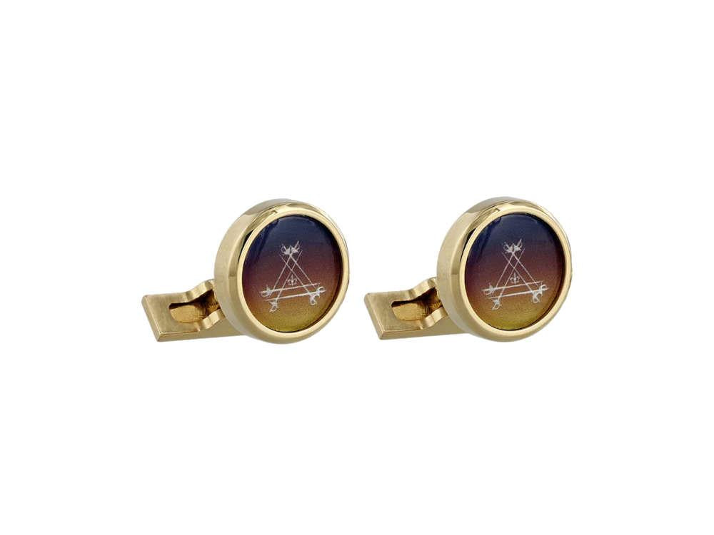 S.T. Dupont Montecristo L'Aurore Limited Edition Cufflinks, Purple, 005714