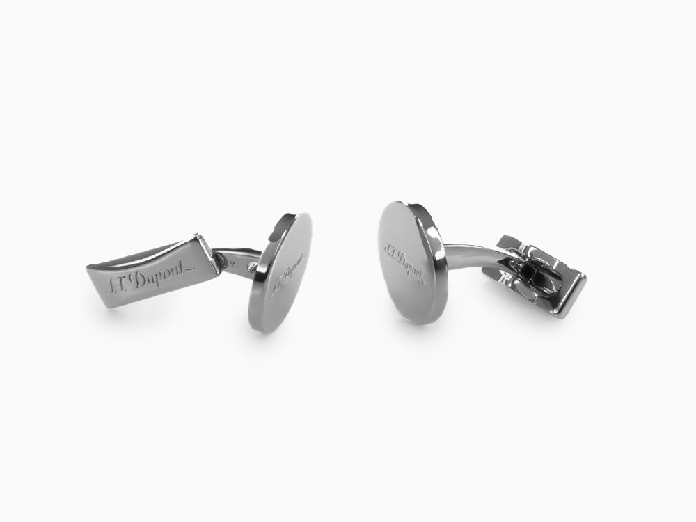 S.T. Dupont D Cufflinks, Silver, 005834