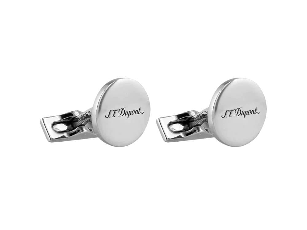 S.T. Dupont D Cufflinks, Silver, 005834