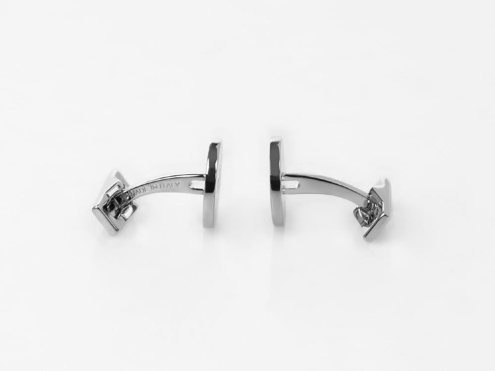 S.T. Dupont D Cufflinks, Silver, 005837