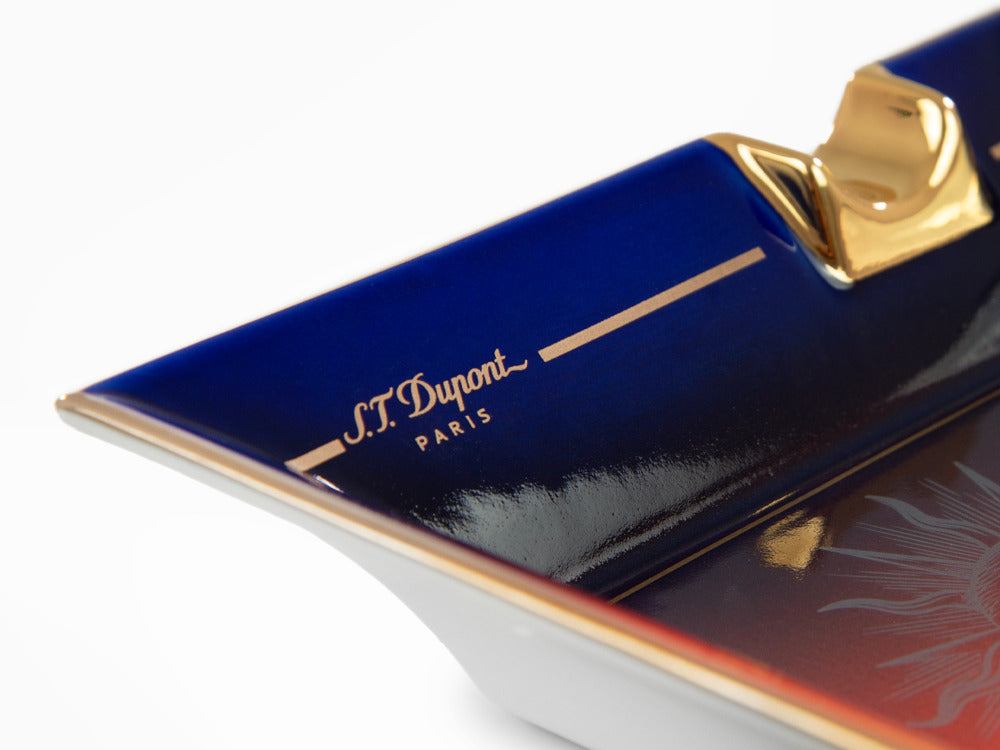 S.T. Dupont Montecristo L'Aurore Ashtrays, Porcelain, Purple, 006434