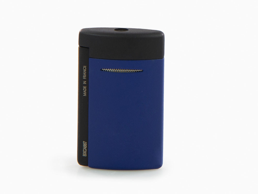 S.T. Dupont Velvet Animation Minijet Matte Ocean Blue Lighter, Lacquer, 010860