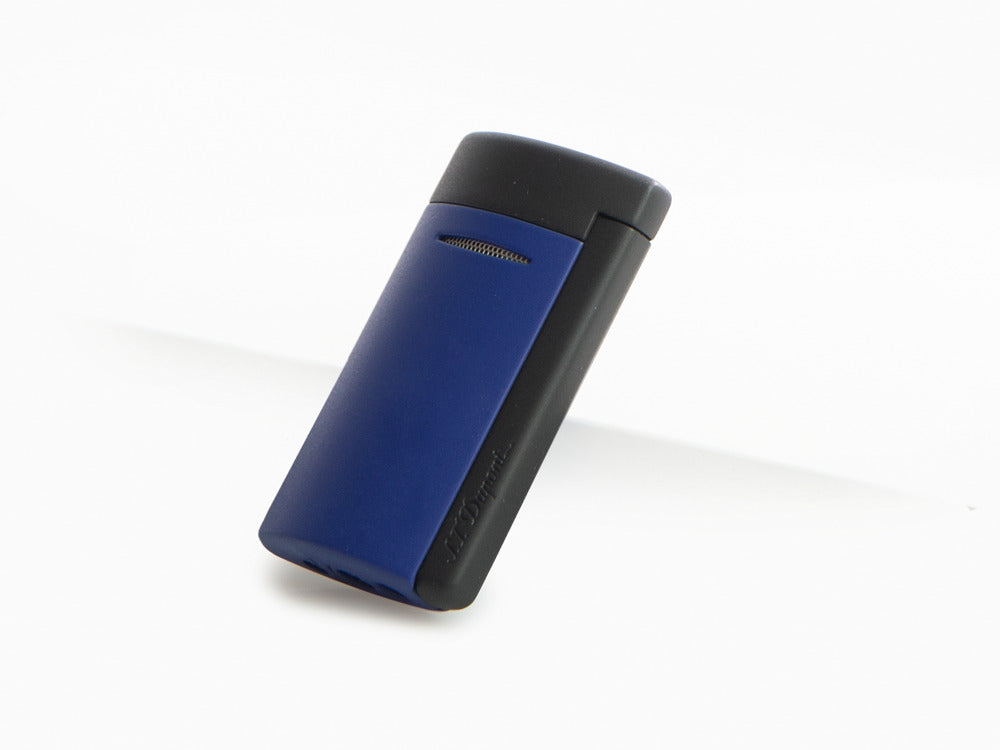 S.T. Dupont Velvet Animation Minijet Matte Ocean Blue Lighter, Lacquer, 010860
