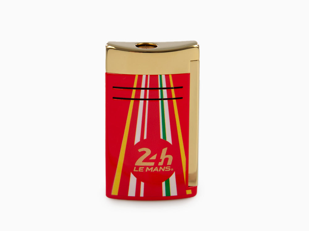 S.T. Dupont 24H Du Mans Maxijet Lighter, Palladium, Red, 020090