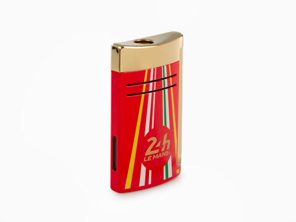S.T. Dupont 24H Du Mans Maxijet Lighter, Palladium, Red, 020090
