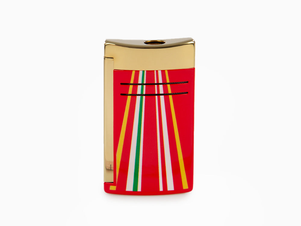 S.T. Dupont 24H Du Mans Maxijet Lighter, Palladium, Red, 020090