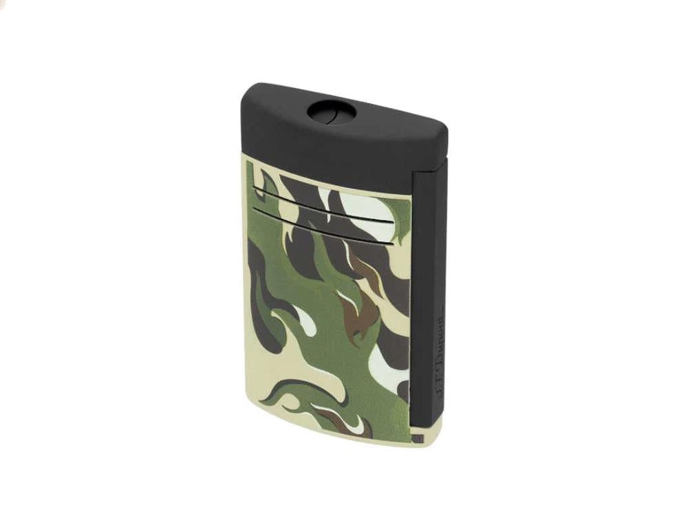S.T. Dupont Camo Maxijet Lighter, Metal, PVD, Green, Limited Edition, 020150